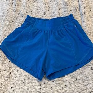 Lululemon Athletica Vibrant Blue Athletic Shorts